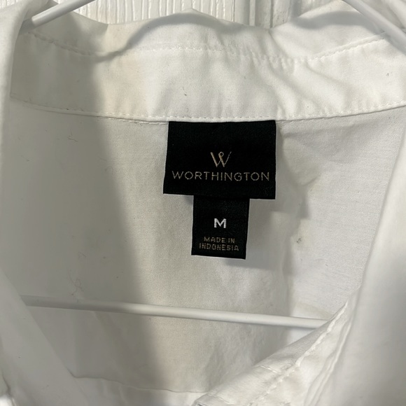 WORTHINGTON | White Collared Shirt - Picture 2 of 3
